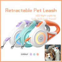 Double Dog Leash โ Retractable Collar & Spotlight Rope - Bitora