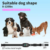 Adjustable anti-bark shock collar for dogs of all sizes