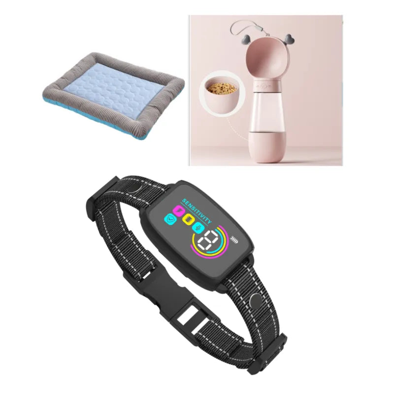 Shock Collar for Dogs Smart Anti Barking Rechargeable Device - Bitora