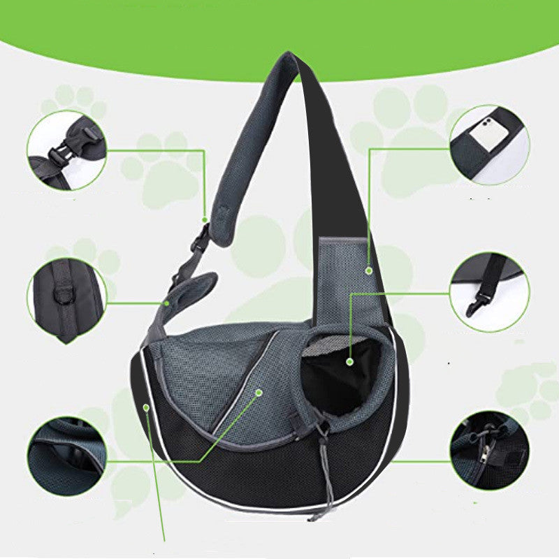 Pet Carrier Bag – Stylish Outdoor Sling for Small Pets - Bitora