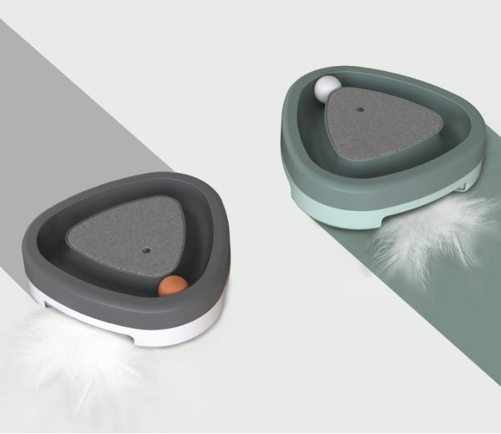 Durable feather electric cat toy