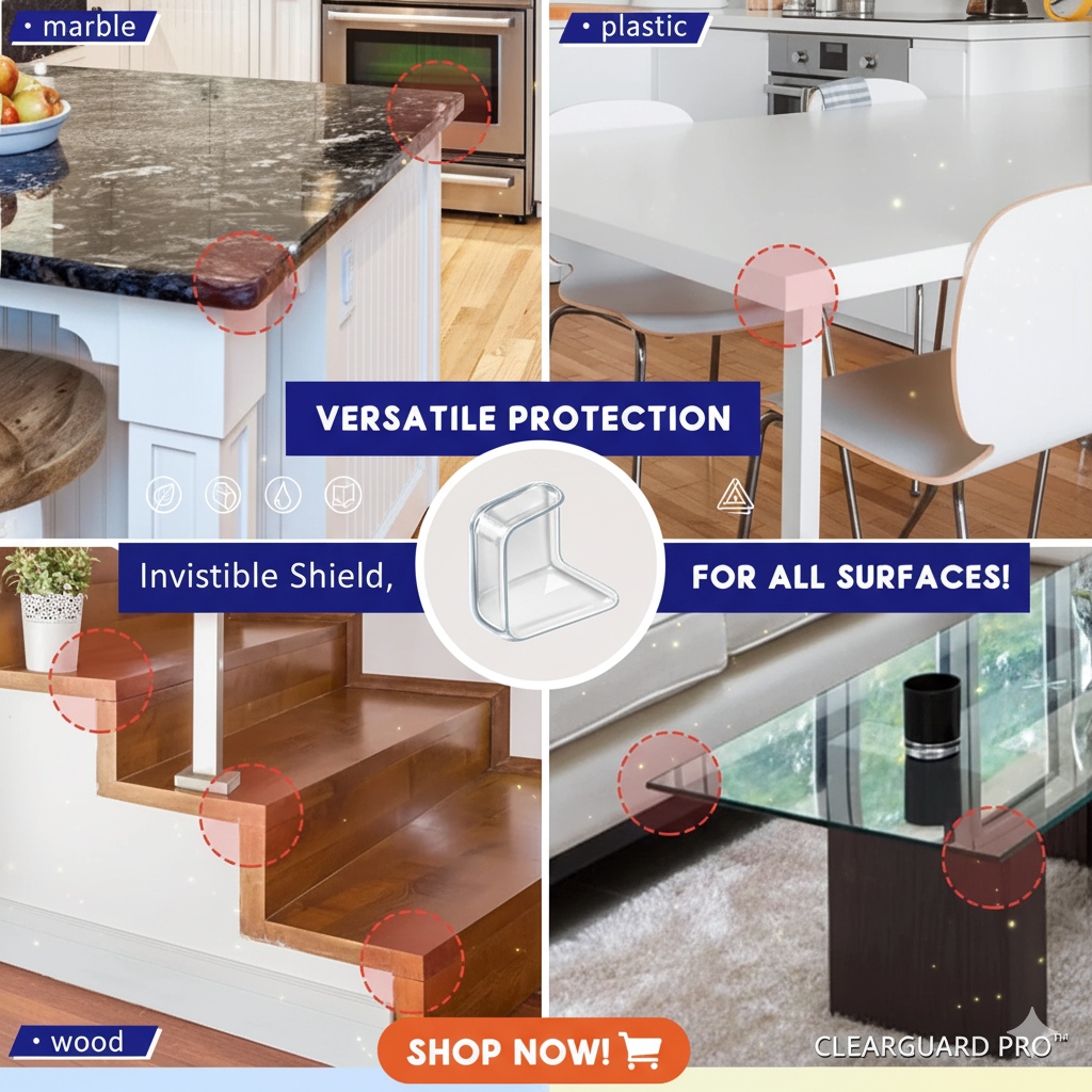 Baby Safety Silicone Furniture Corner Protector Bitora