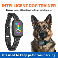 Rechargeable smart shock collar for dogs with USB port