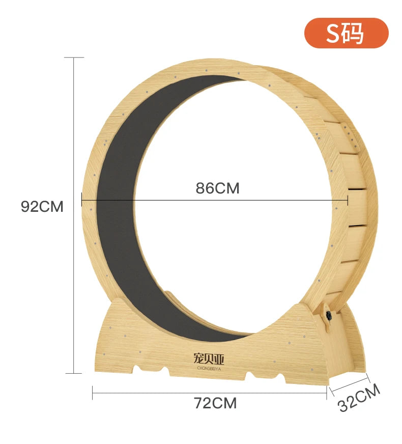 Cat Circle Treadmill Silent Cat Exercise and Climbing Toy - Bitora