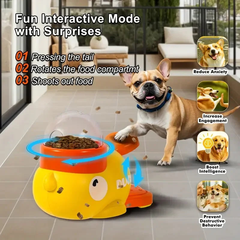 Dog Slow Feeder Anti-Slip Bowl for Fun Mealtime Play - Bitora