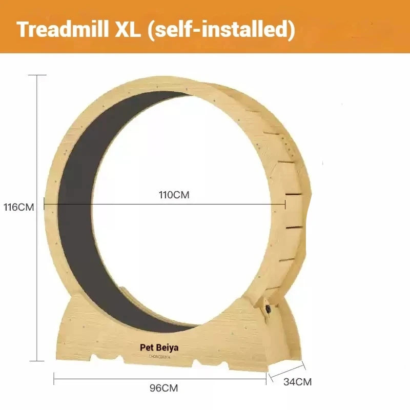 Cat Circle Treadmill Silent Cat Exercise and Climbing Toy - Bitora