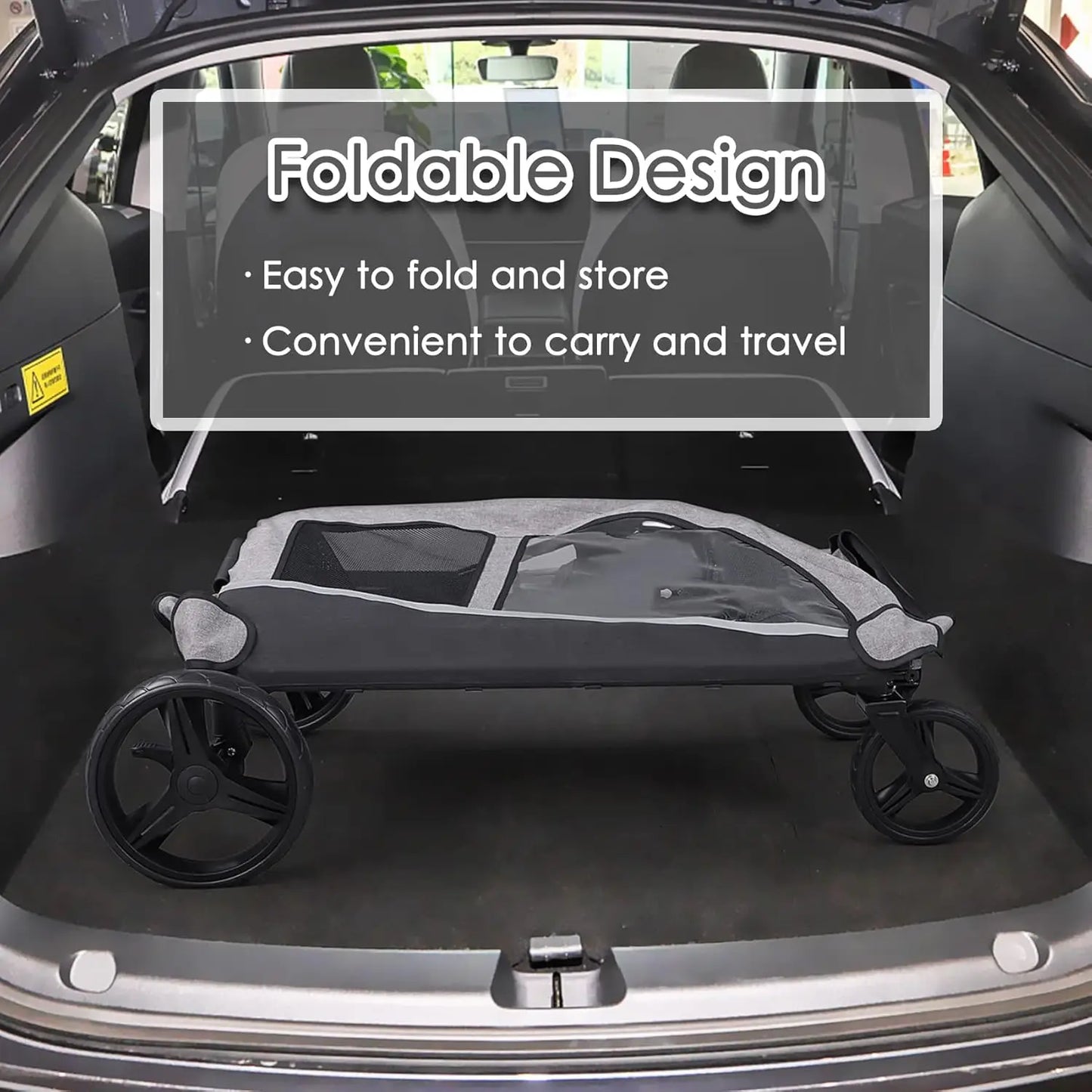 Pet Stroller Near Me extra-large with mesh windows