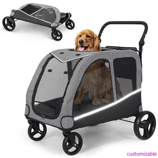 Adjustable handle pet stroller near me for big dogs