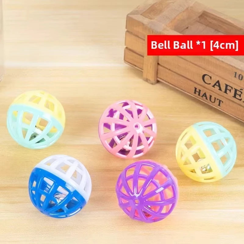 Cat Treat Toy Puzzle Interactive Felt Box with Ball Exercise - Bitora