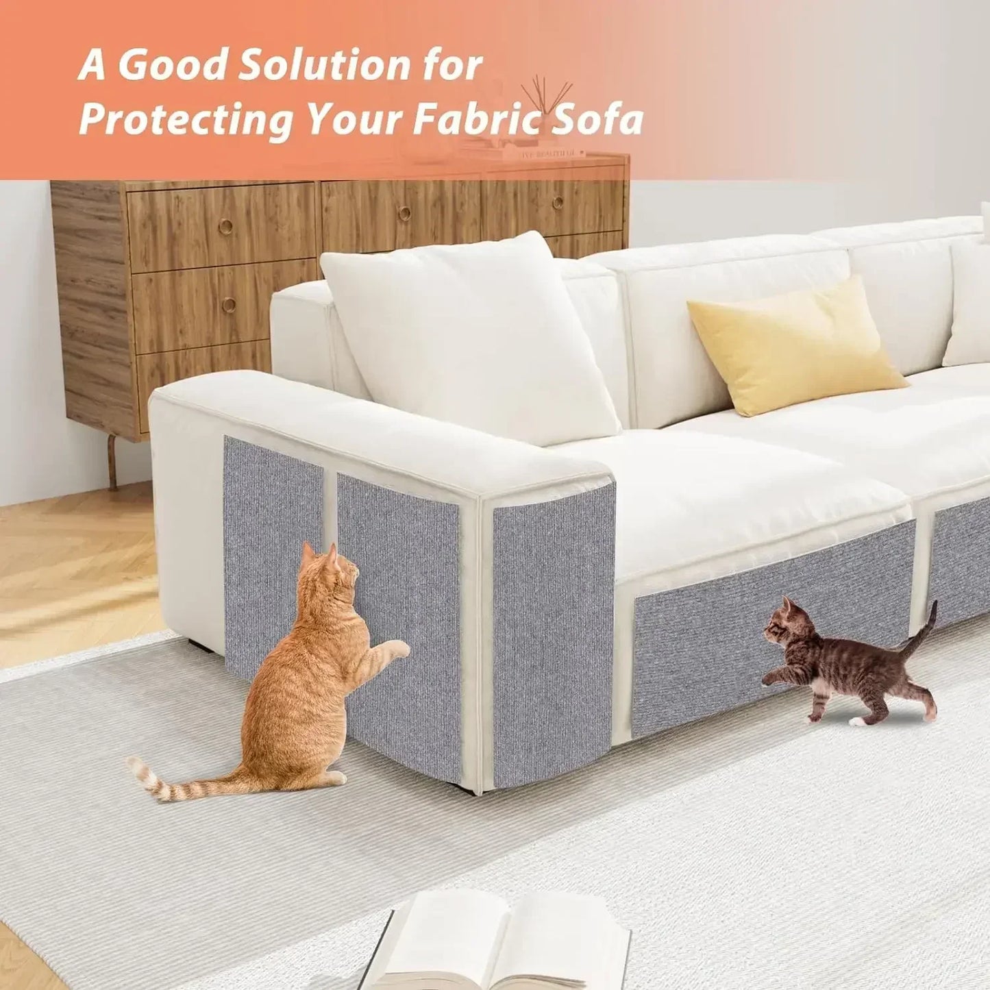 Self-adhesive and trimmable design