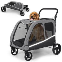 Pet Stroller Near Me β Extra Large Foldable Dog Stroller 160lbs -  Bitora