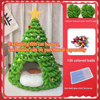 Christmas Tree Cat Bed – Cozy Winter Nest for Cats & Kittens - Bitora