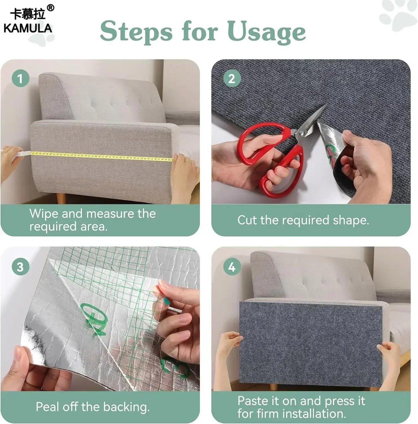 Cute Cat Scratching Post – Sofa Protector & Scratch Mat - Bitora