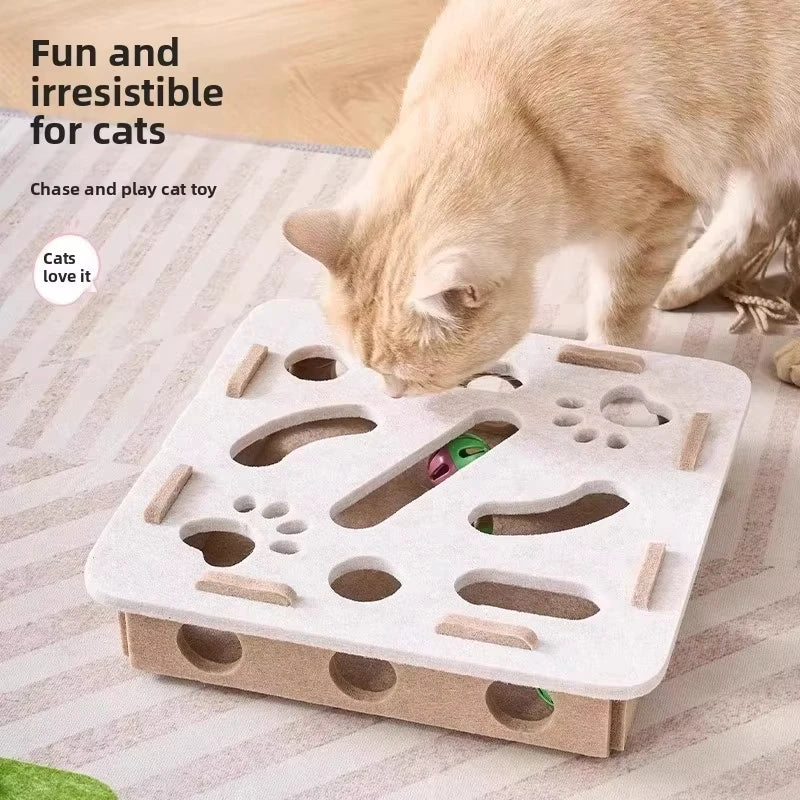 Easy to Assemble Cat Treat Toy Puzzle