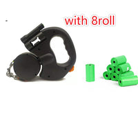 Flexi Dog Leash with Lights – 360° Swivel No-Tangle Design - Bitora