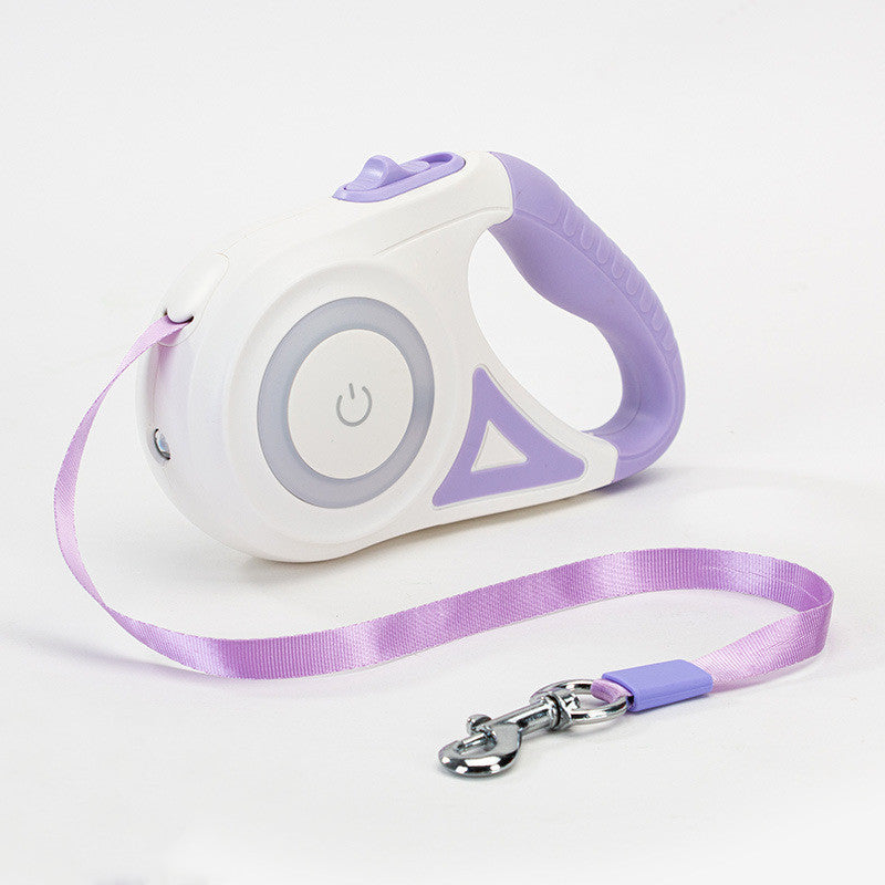 Double Dog Leash โ Retractable Collar & Spotlight Rope - Bitora
