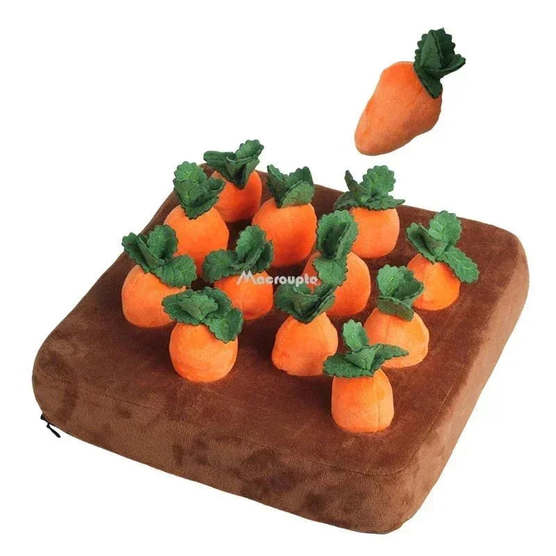 Dog Toys Snuffle Mat for Pet Plush Carrot Toy - Bitora