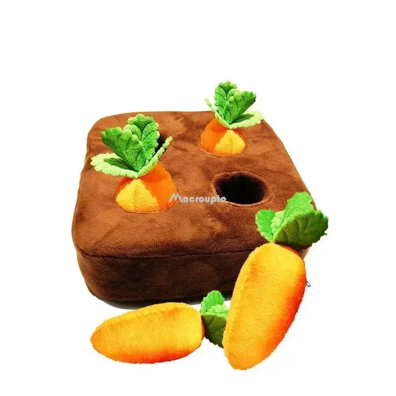 Dog Toys Snuffle Mat for Pet Plush Carrot Toy - Bitora