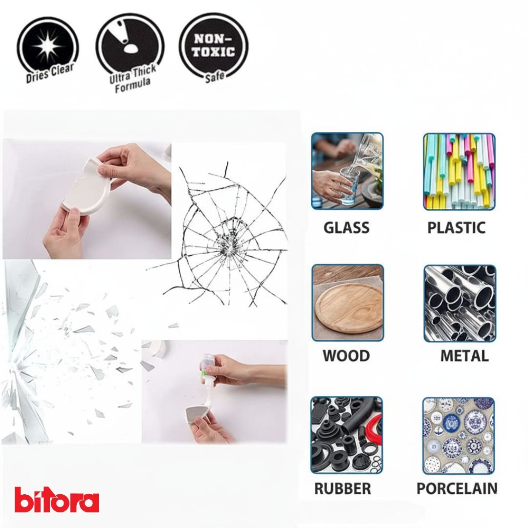 High - Strength Universal Glue for Metal, Glass & More - Bitora