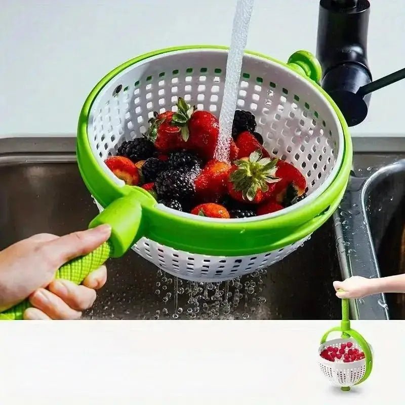 2 - in - 1 Rotating Drainage Basket for Kitchen - Bitora