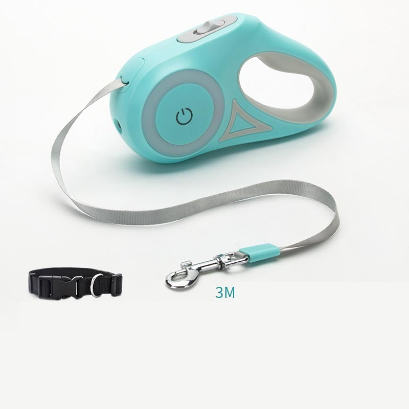 Double Dog Leash – Retractable Collar & Spotlight Rope - Bitora