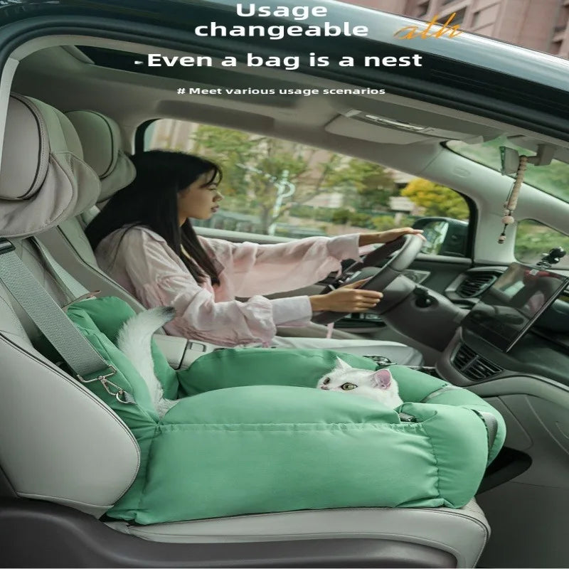 Durable cat car carrier for safe journeys