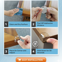 Baby Safety Silicone Furniture Corner Protector Bitora
