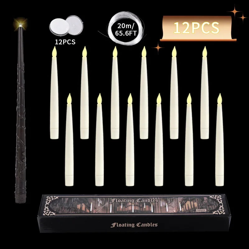 Halloween decoration – Magic Levitating Candle floating from ceiling