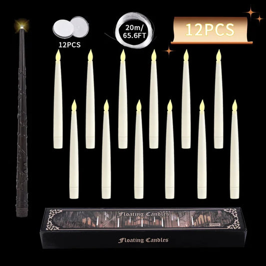 Halloween decoration – Magic Levitating Candle floating from ceiling