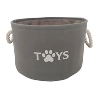 Pet Toy Basket – Large Felt Storage Bin for Dog/Cat Toys -  Bitora