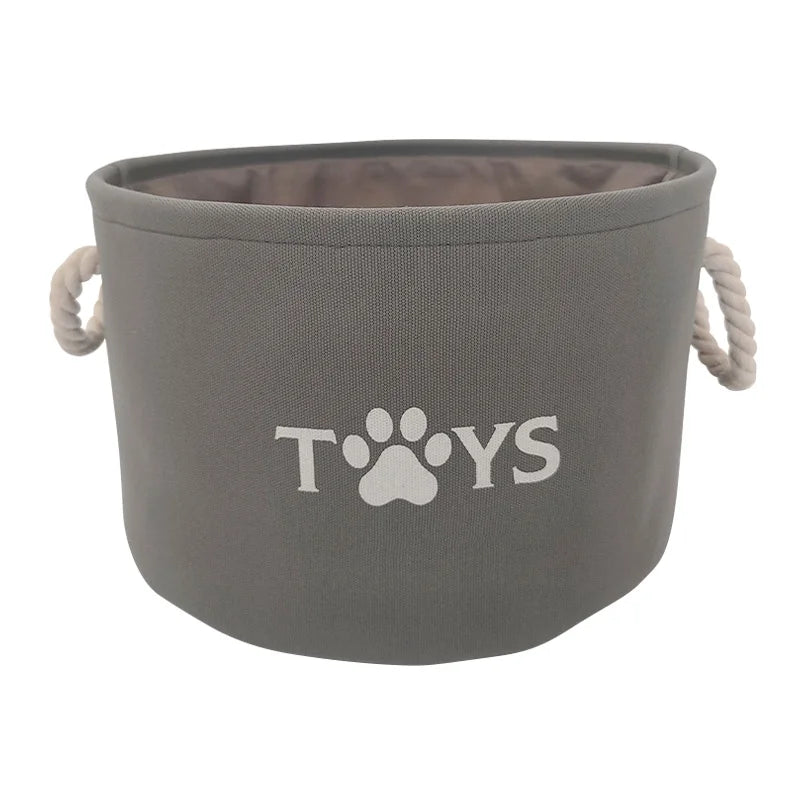 Pet Toy Basket – Large Felt Storage Bin for Dog/Cat Toys -  Bitora