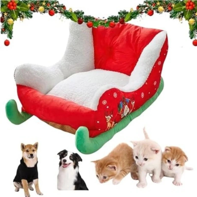 Washable indoor outdoor Christmas dog bed sofa