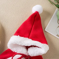 Cat Santa Suit Christmas Costume with Cloak and Hat -  Bitora