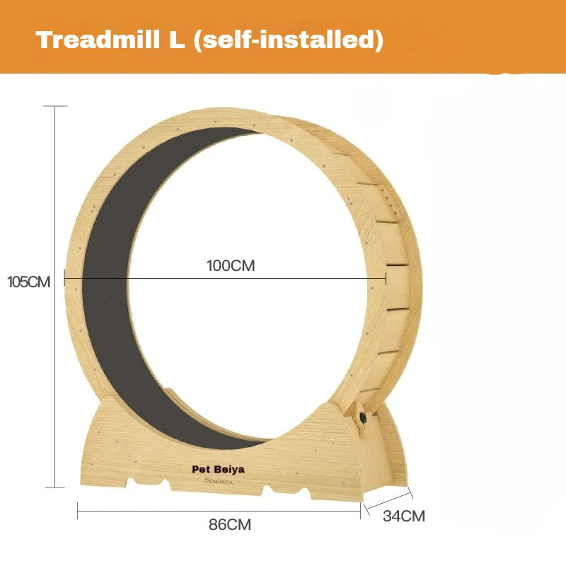 Cat Circle Treadmill Silent Cat Exercise and Climbing Toy - Bitora