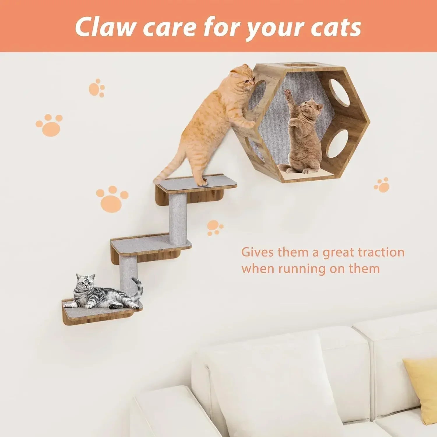 Works on walls, chairs, carpets, and more