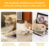 Durable corrugated cardboard cat scratcher laptop surface
