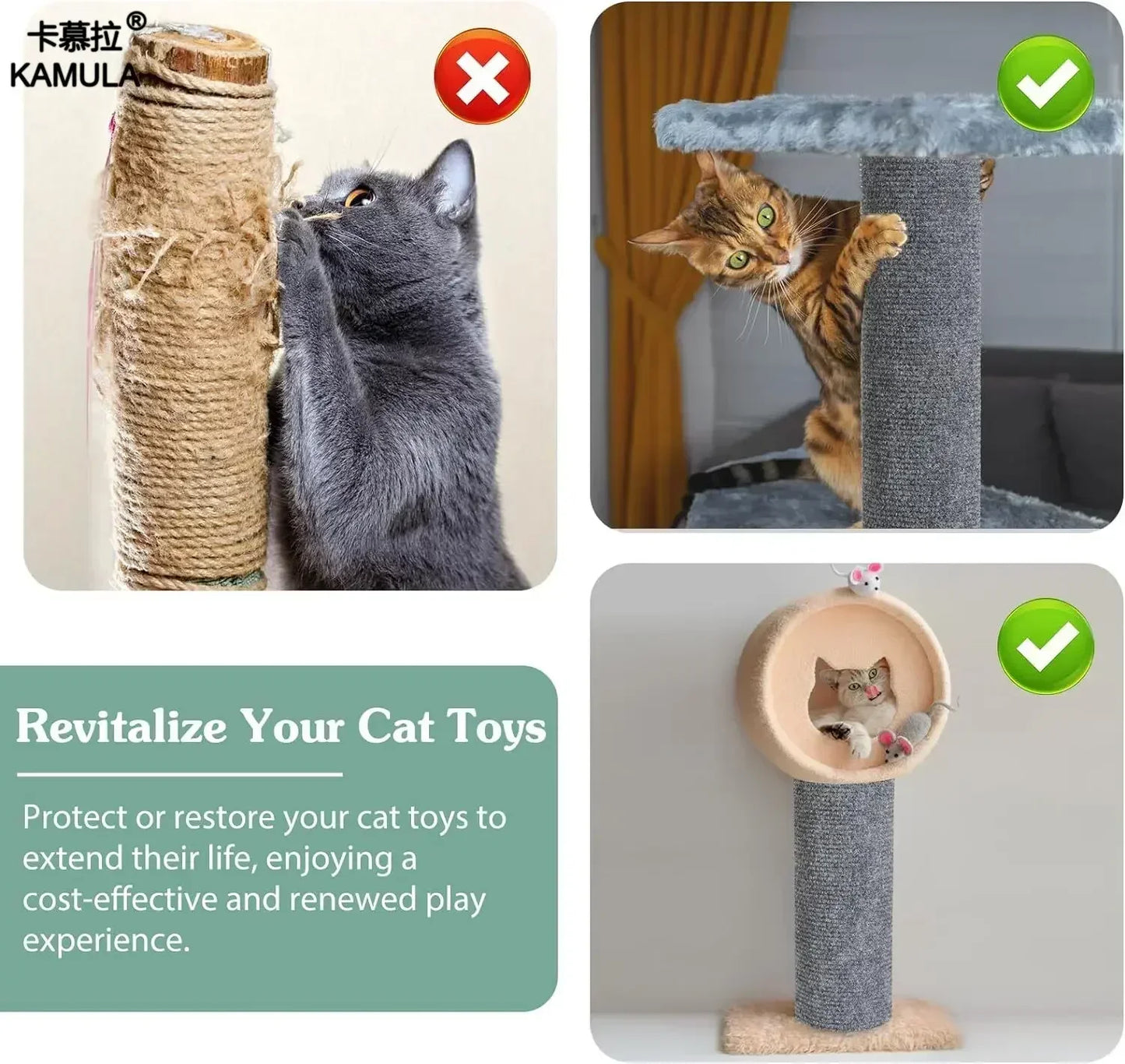 Cute Cat Scratching Post – Sofa Protector & Scratch Mat -  Bitora