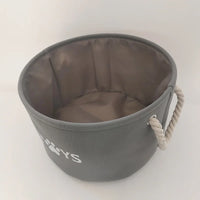 Pet Toy Basket – Large Felt Storage Bin for Dog/Cat Toys -  Bitora
