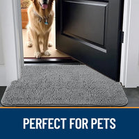 Dog Doormats for Muddy Paws – Absorbent Non-Slip Washable Mat - Bitora