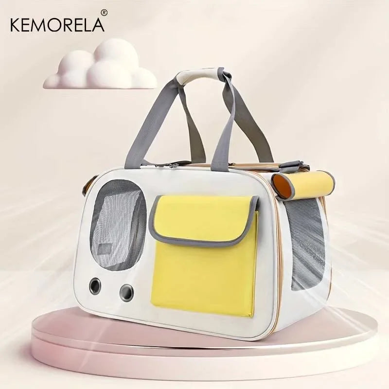 Portable Pet Carrier with Shoulder Strap – Cozy & Durable - Bitora