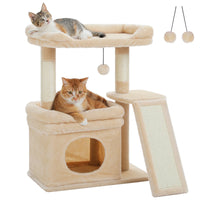 Cat Toys Tree Tower with Scratching Post and Condo -  Bitora