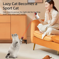 Cat Playing with Automatic Cat Laser