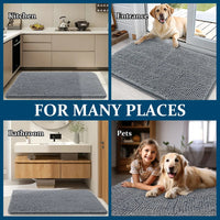 Dog Doormats for Muddy Paws – Absorbent Non-Slip Washable Mat - Bitora
