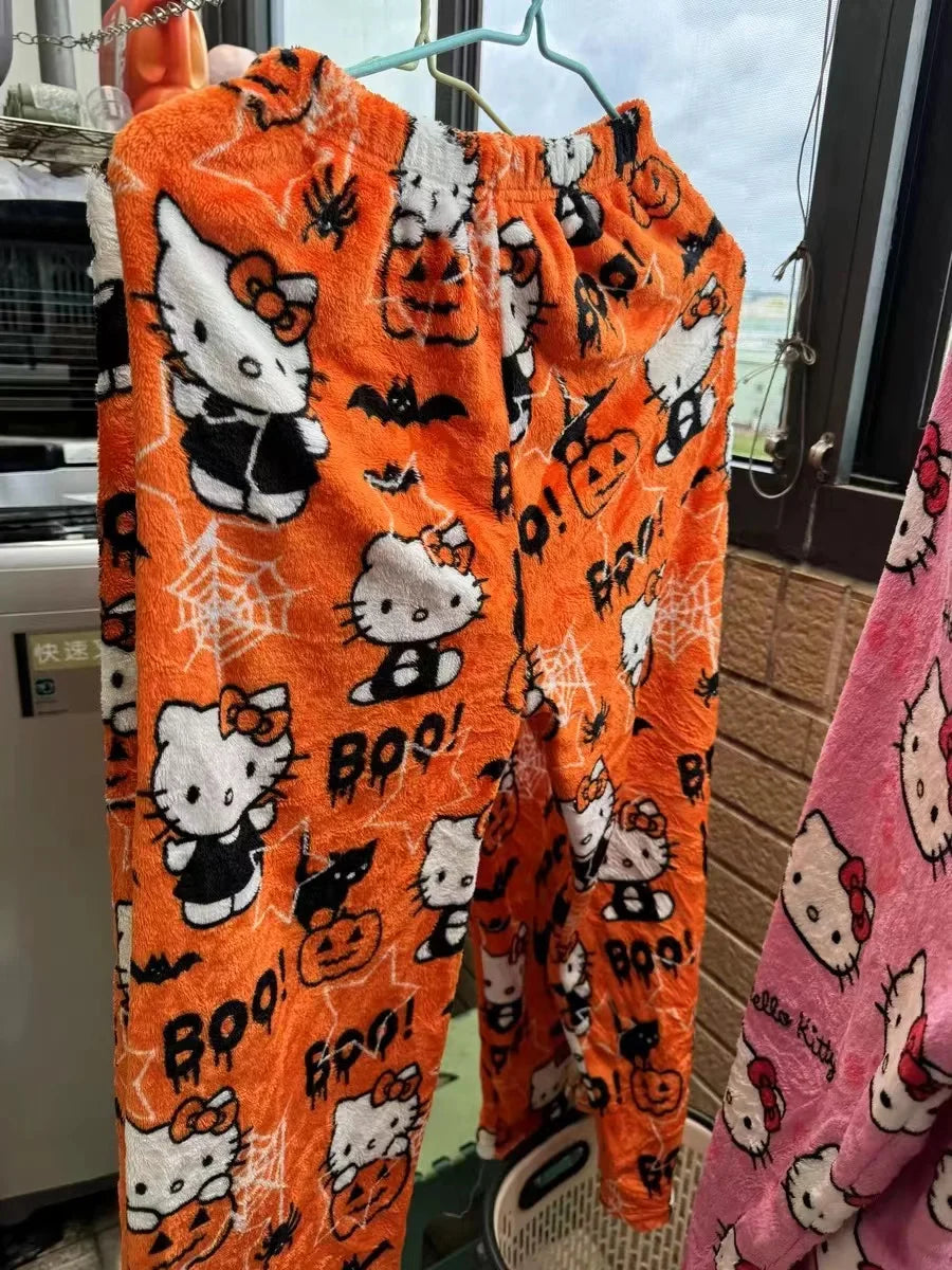 Hello Kitty Kawaii Pajama Pants – Halloween & Christmas Lounge -  Bitora