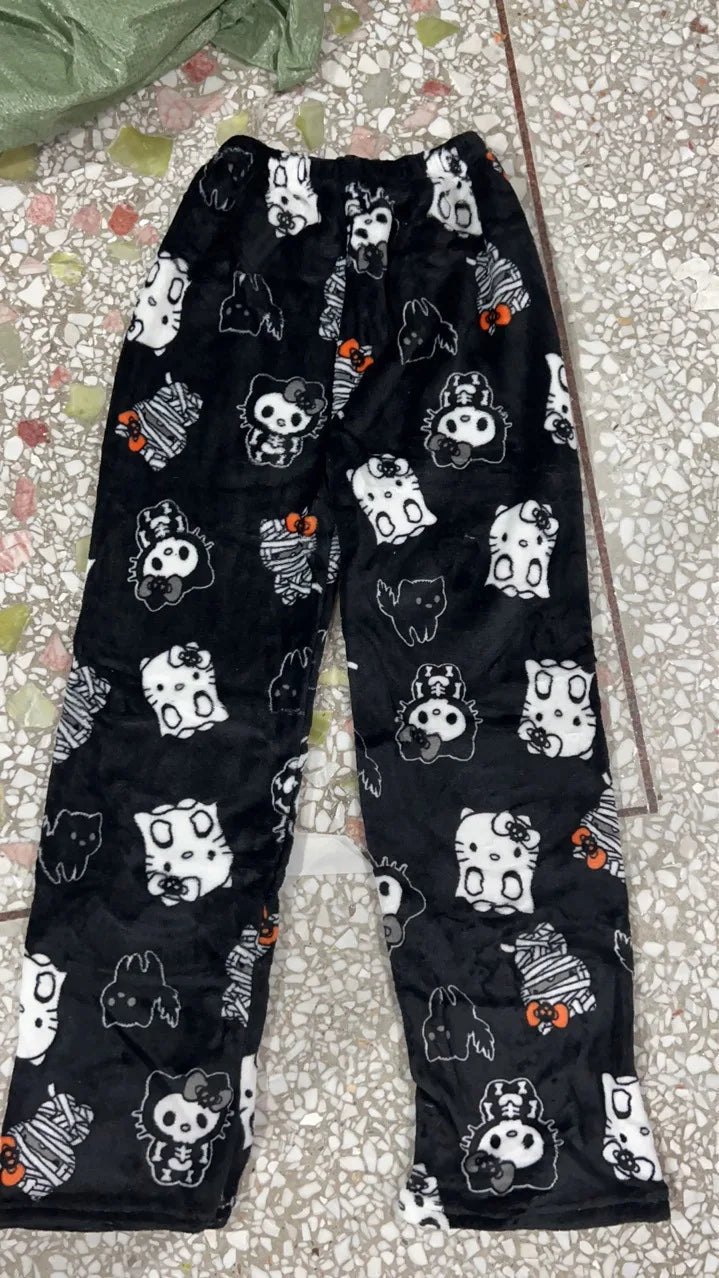 Hello Kitty Kawaii Pajama Pants – Halloween & Christmas Lounge -  Bitora