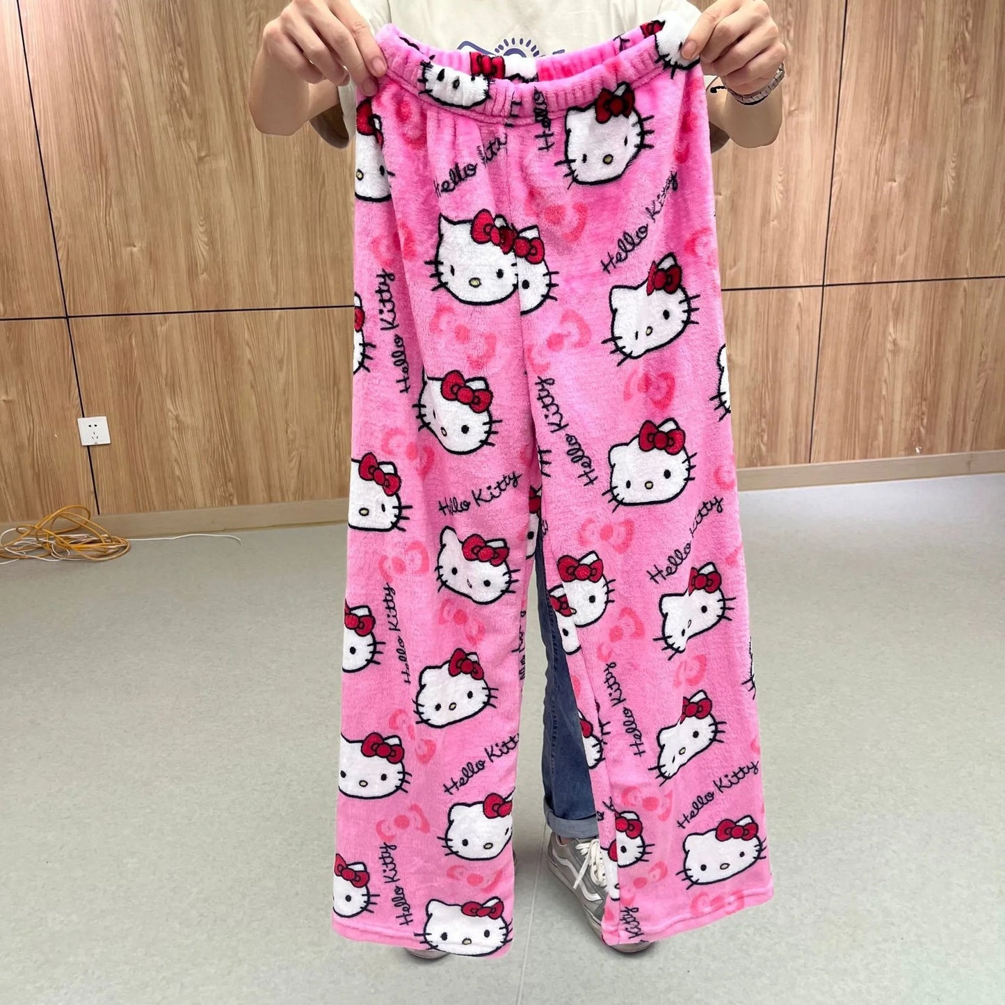 Hello Kitty Kawaii Pajama Pants – Halloween & Christmas Lounge -  Bitora