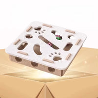 Multi-Functional Cat Treat Toy Puzzle Playhouse