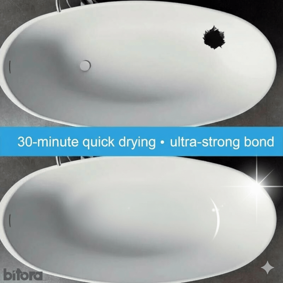 Ceramic Repair Compound – Tile, Tub & Floor Fix - Bitora