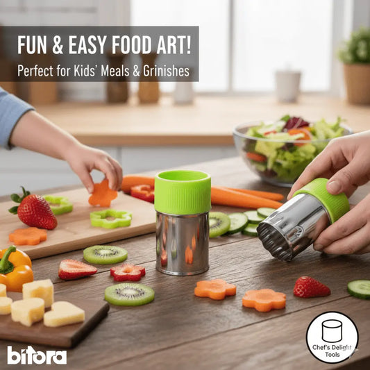 DIY Vegetable & Fruit Cutter Molds - Bitora