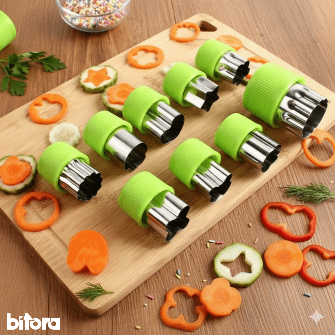 DIY Vegetable & Fruit Cutter Molds - Bitora